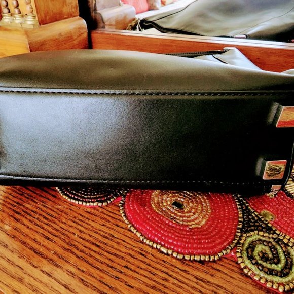 Michael Kors Medium Natalia Tile Shoulder Bag in Black - Picture 7 of 10